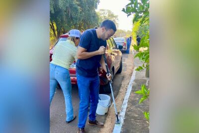Imagem da notícia Prefeito Murilo comanda mutirão Todos em Ação e transforma o bairro São Luiz em Pedro Gomes